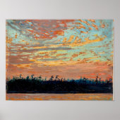 Poster Tom Thomson - Sunset Sky (Devant)