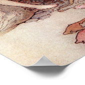 Poster Tom trouve un bébé aquatique par Warwick Goble (Coin)