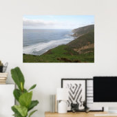Poster Tomales Point à Point Reyes National Seashore (Bureau à domicile)