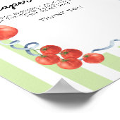 Poster tomate Baby shower tomate tomate tomate tomate (Coin)