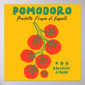 Poster Tomate Pomodoro Jaune Marché Italien (Devant)