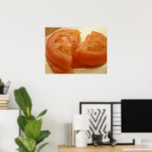 Poster tomate tranchée (Bureau à domicile)