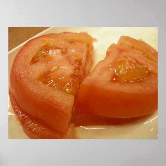 Poster tomate tranchée (Devant)