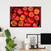 Poster Tomates au marché (Bureau à domicile)