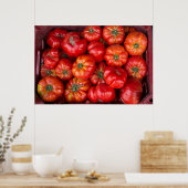 Poster Tomates au marché (Cuisine)