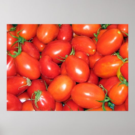 Poster Tomates de prune (Devant)
