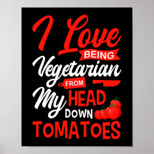 Poster Tomates Légumes Légumes Gardeners J'Aime Être V