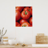 Poster Tomates mûres - Rouge clair, fraîches (Cuisine)