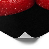 Poster tomates rouges fraîches et juteuses (Coin)