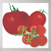 Poster Tomates rouges mûres (Devant)