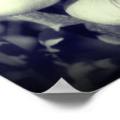 Poster Tomates Sur La Vigne Noir Et Blanc (Coin)