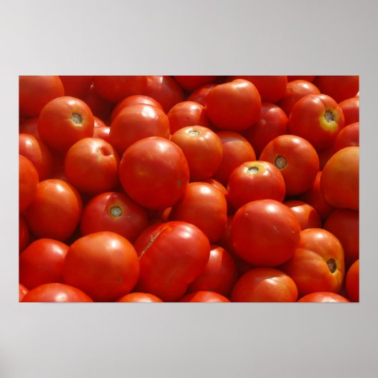 Poster Tomates sur le marché (Devant)