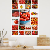 Poster TOMATO Collage (Cuisine)