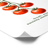 Poster Tomato Girl Mood Aesthetic Watercolor (Coin)