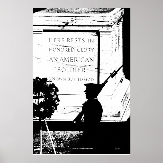 Poster Tombe du soldat inconnu (Devant)