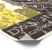 Poster Tombe indienne - en détresse (Coin)