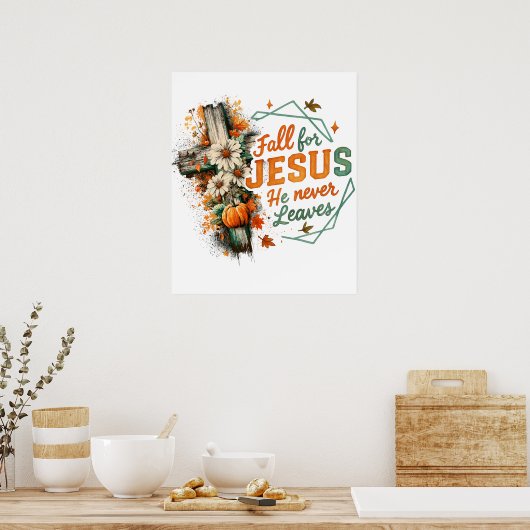 Poster Tombe Pour Jésus... (Cuisine)