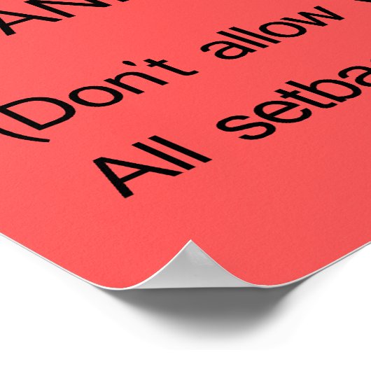 Poster Tombe sept fois... Huit ! (Coin)