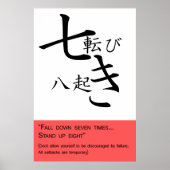 Poster Tombe sept fois... Huit ! (Devant)