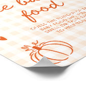 Poster Tombe Un Petit Citrouille Devine le Jeu de Nourrit (Coin)