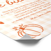 Poster Tombe Un Petit Citrouille Un Message De Bébé Jeu (Coin)