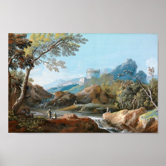 Poster Tombeau de Cecilia Metella | Giovanni Battista Bus (Devant)