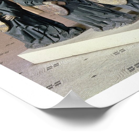 Poster Tombeau de Philippe Pot (1428-94) de l'abbaye de C (Coin)