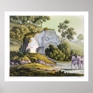 Poster Tombeau de Sun, Pérou, de 'Le Costume Ancien et de