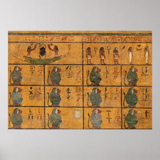 Poster Tombeau de Toutankhamon, Mur de l'Ouest par histoi (Devant)