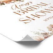 Poster Tomber amoureux Citrouille Fête des mariées Fleur  (Coin)