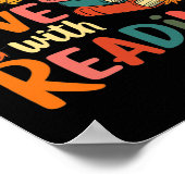 Poster Tomber Amoureux De La Lecture Automne Thanksgiving (Coin)