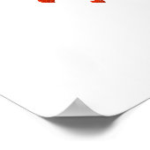 Poster Tomber Dans L'Amour Arbre Rouge Avec Coeurs Tomban (Coin)