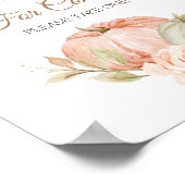 Poster Tomber dans l'amour Fête des mariées Merci pour ve (Coin)