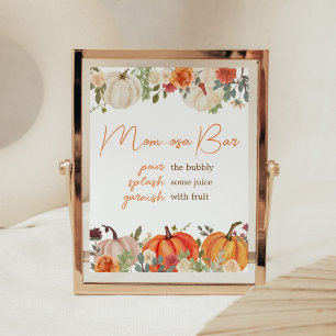 Poster Tomber dans l'amour Floral Citrouille Maman Osa Ba