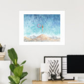 Poster Tomber dans l'instant du vol (Bureau à domicile)