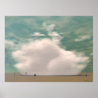 POSTER TOMBER NUAGE