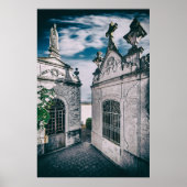 Poster Tombes dans un cimetière catholique à Crato, Porta (Devant)