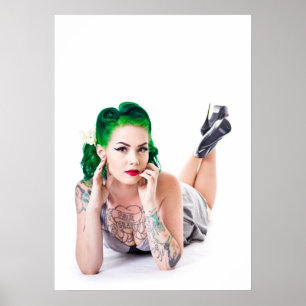 Poster Tombes de Lea de pin-up
