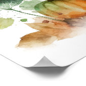 Poster Tombez amoureux Citrouille rustique  (Coin)