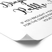 Poster tombola de couche à feuillage persistant (Coin)