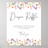 Poster tombole fleur sauvage (Devant)