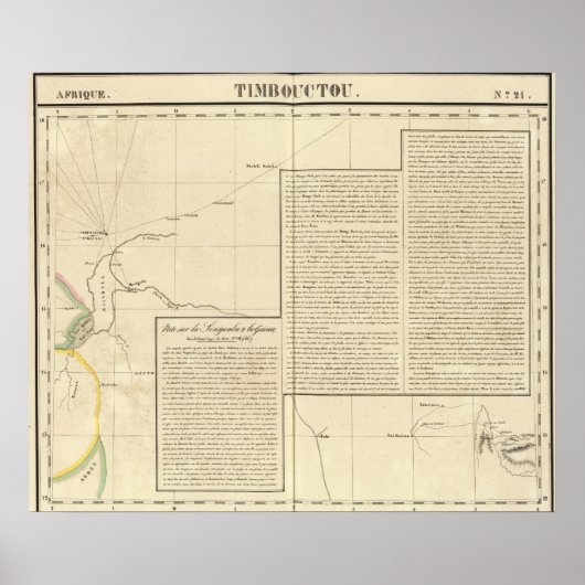 Poster Tombouctou Afrique (Devant)
