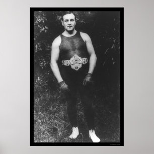 Poster Tommy brûle la boxe 1910