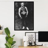 Poster Tommy Burns Boxing 1910 (Bureau à domicile)