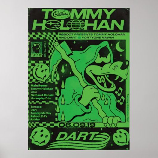 Poster Tommy Holohan Rave (Devant)