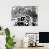 Poster Tomoka River, Floride, 1880 (Bureau à domicile)