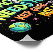 Poster Tomorrow Needs You Motivational Space Astronaut Gr (Coin)