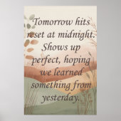 Poster Tomorrows (Devant)