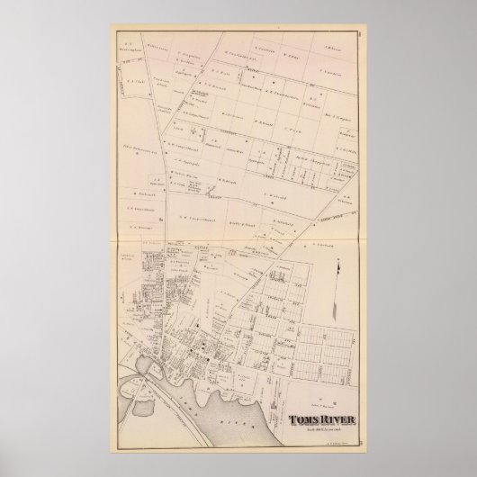 Poster Toms River New Jersey (Devant)