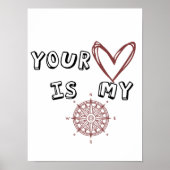 Poster Ton coeur est mon boussole (Devant)